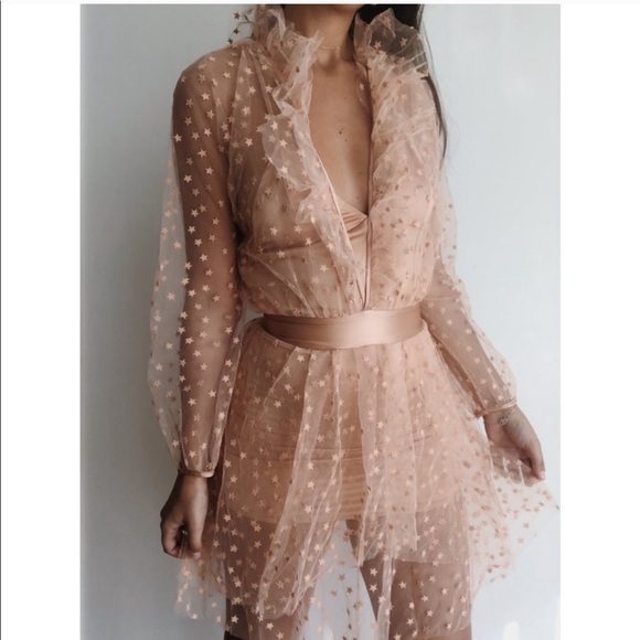 For Love And Lemons Dresses & Skirts - For Love And Lemons Peach Starlet Mini Dress Rare